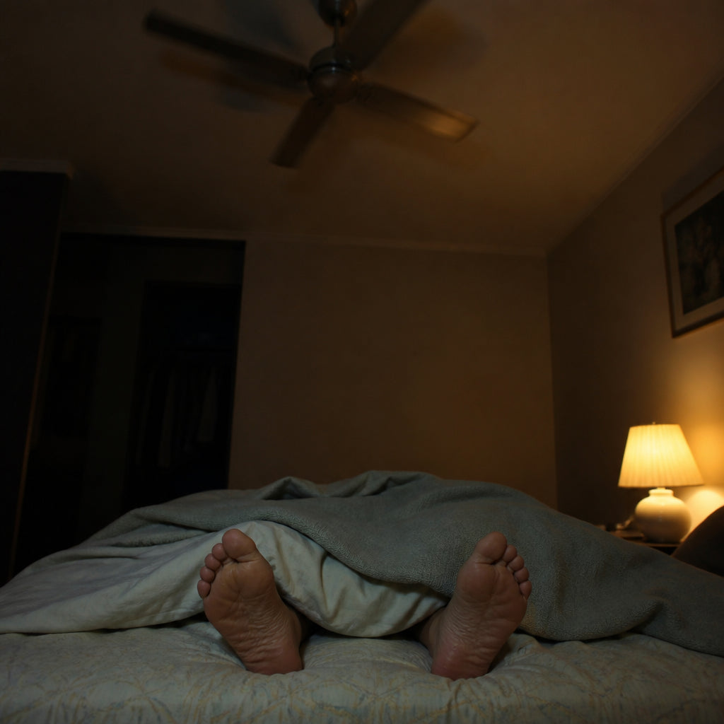 Ten past two. Feet out from under the doona, because that is the only thing that has ever helped and it helps for about four minutes.