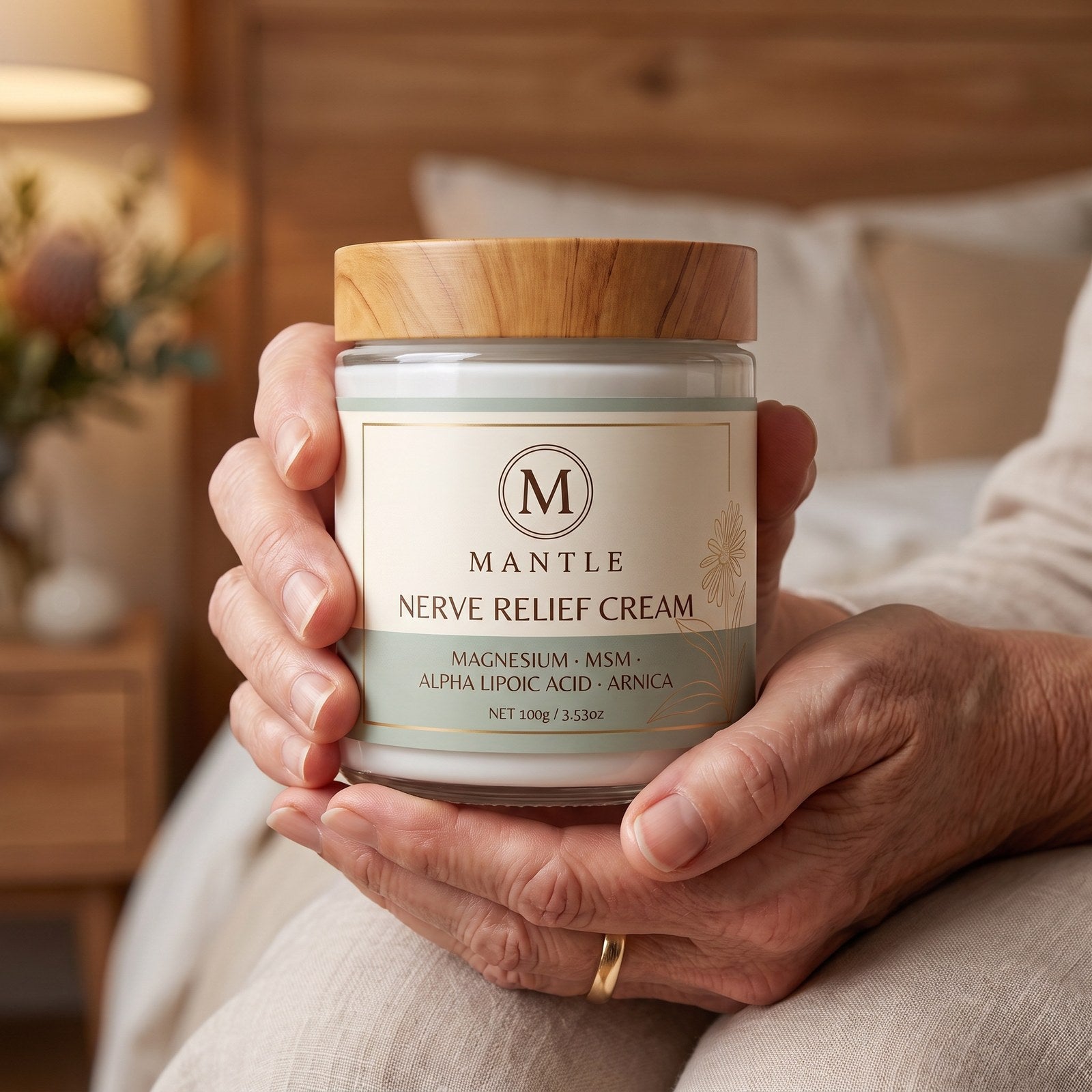 A fingertip of cream, morning and night. It lives on the bedside table, which is the only reason I have kept it up.