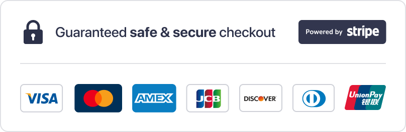 Guaranteed safe and secure checkout